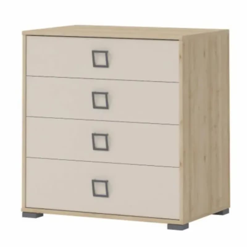 Komoda Kiki F4-BK/KI-01 beech/sand 1