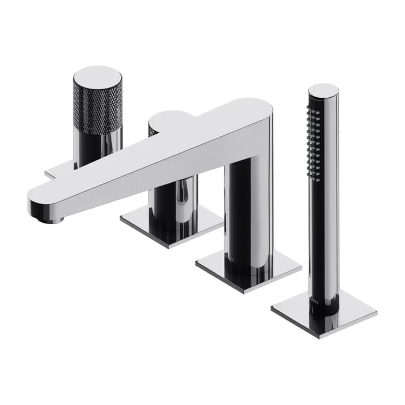 OMNIRES - CONTOUR vaňová batéria 4-otvorová chróm /CR/ CT8032CR 2