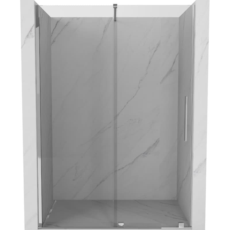 MEXEN/S - Velár posuvné sprchové dvere 150, transparent, chróm 871-150-000-01-01