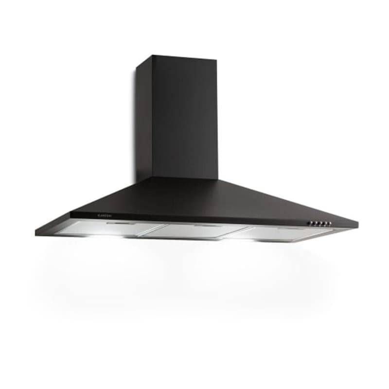 Klarstein Zugspitze 90, digestor, 90 cm, nástenný, 329 m³/h, LED, čierny 1
