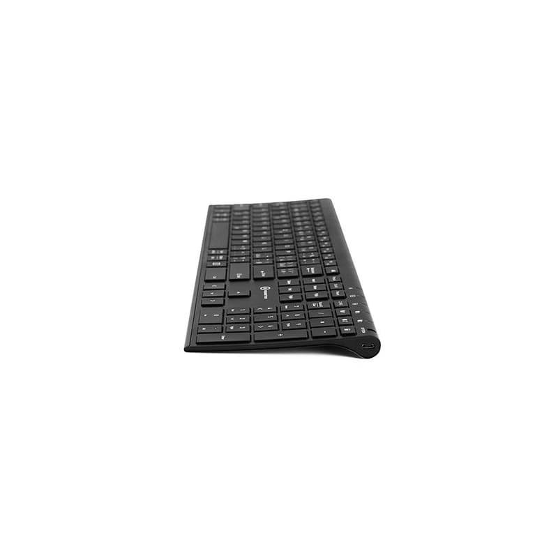 Powerton LIFE ULTRASLIM Klávesnica bezdrôtová CZ/SK, čierna 5