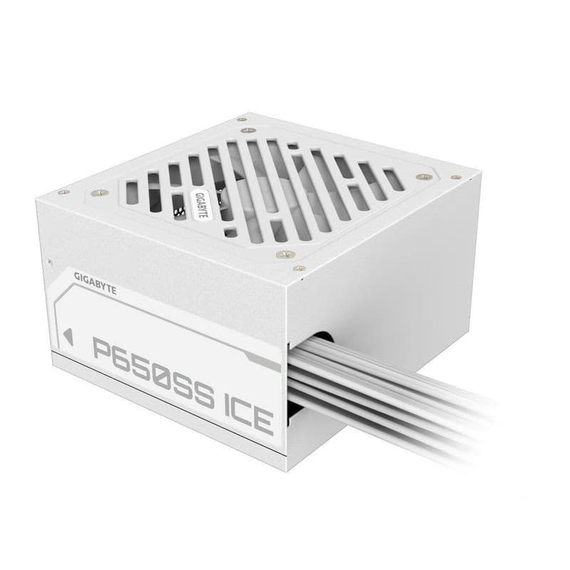 GIGABYTE zdroj P650SS ICE, 650W, 80+ Silver, 120mm, ATX 3.0, biela 3