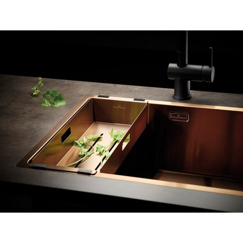 Reginox Príslušenstvo k drezom Reginox - dierovaná miska R30554, Copper / meď R30554 4
