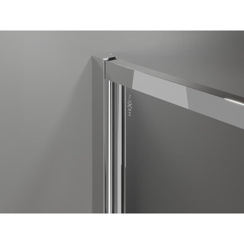 MEXEN/S - Exo sprchovací kút dvere krídlové 80 x 100, transparent, chróm 814-080-100-01-00 6