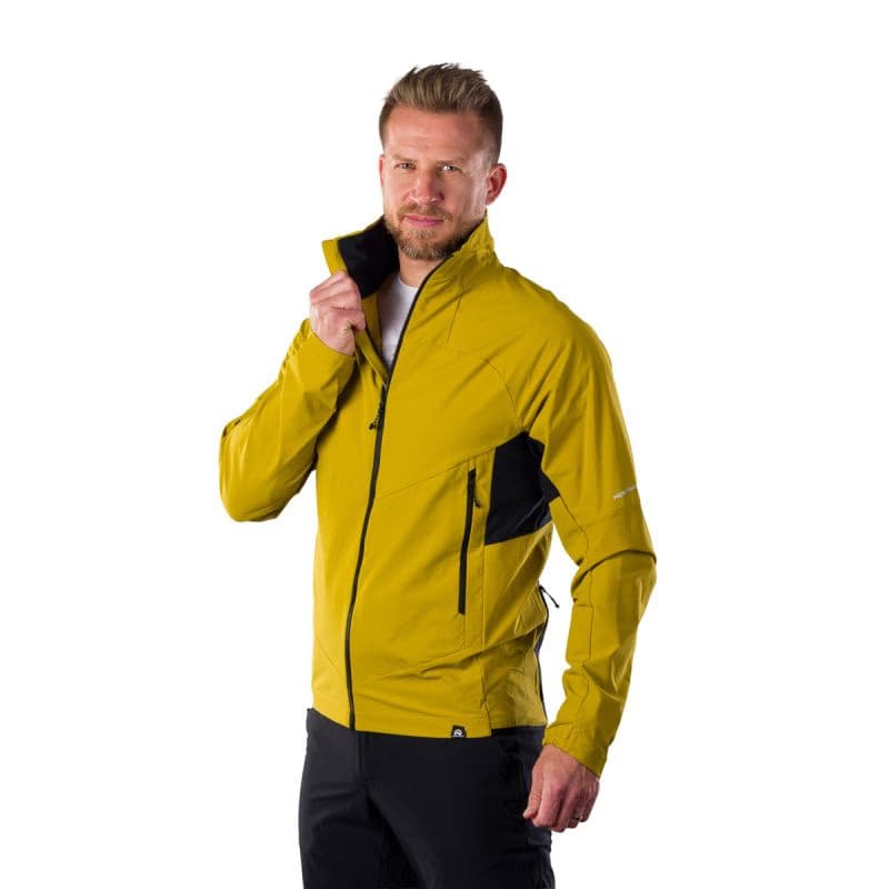 Pánska turistická bunda NORTHFINDER ARSENIO-579mustardblack 2