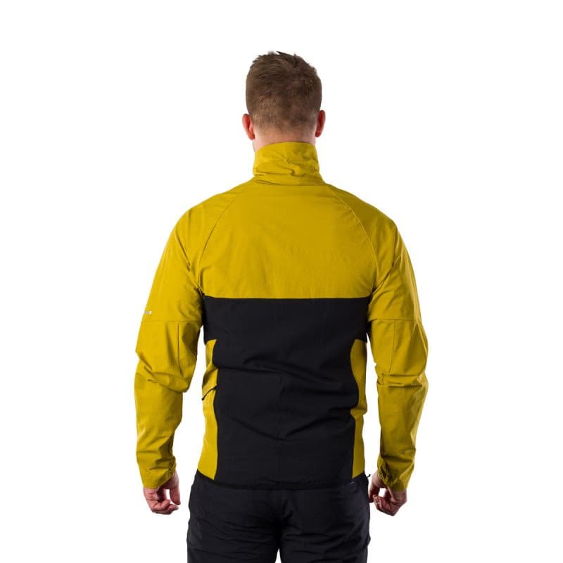 Pánska turistická bunda NORTHFINDER ARSENIO-579mustardblack 4