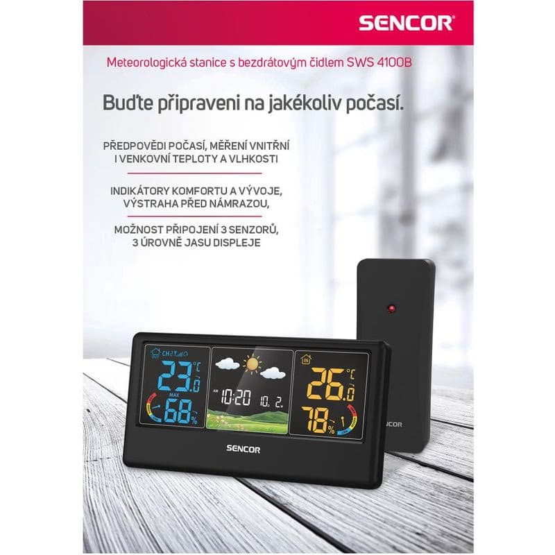 SWS 4100 B METEOSTANICA SENCOR 4