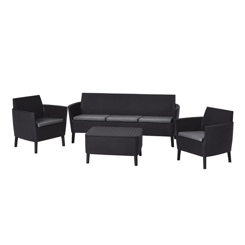KETER Záhradný set SALOMON 3 seater | grafit 1