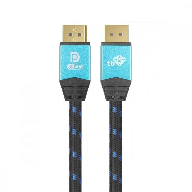 TB opletaný kábel DisplayPort 2.1, 2m 2