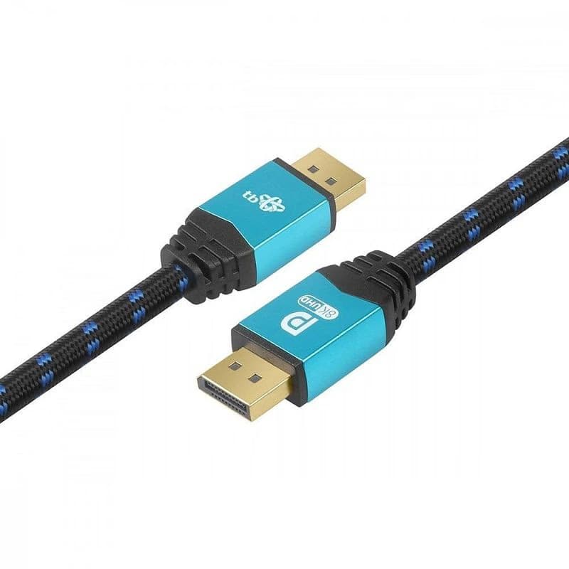 TB opletaný kábel DisplayPort 2.1, 2m 3