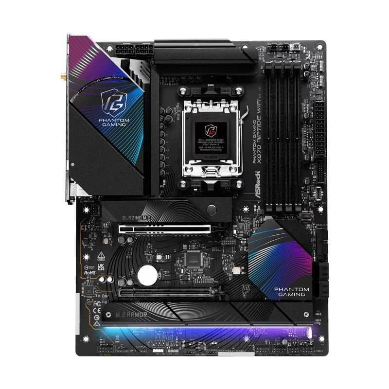 ASRock MB Sc AM5 X870 RIPTIDE WIFI, AMD X870, 4xDDR5, 1xHDMI, 2xUSB4, WI-FI 2