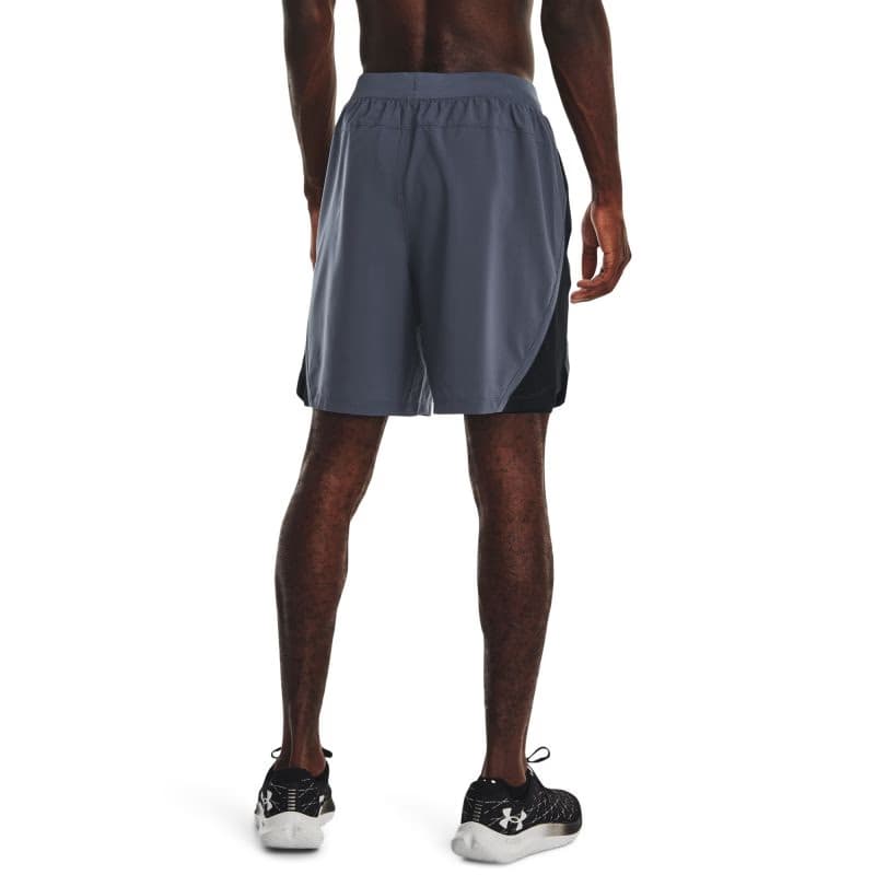 Pánske bežecké kraťasy UNDER ARMOUR UA LAUNCH 7 inch 2-IN-1 SHORT-GRY 2