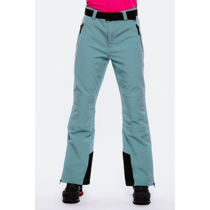 Dámske lyžiarske softshellové nohavice AUTHORITY SP-GLAM pants W green 2