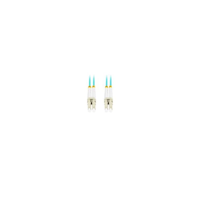 LANBERG optický patch cord MM LC/UPC-LC/UPC duplex 5m LSZH OM3 50/125 priemer 3mm, farba cyan 5