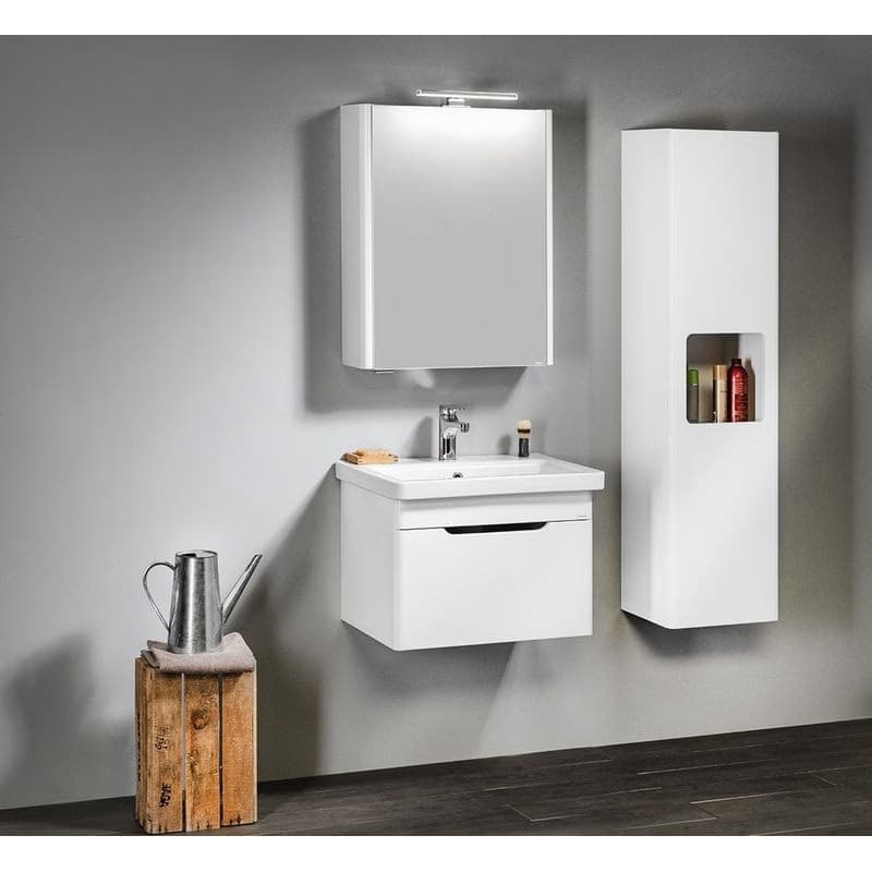 SAPHO - ELLA umývadlová skrinka 56,5x39x43cm, biela EL060-3030 3