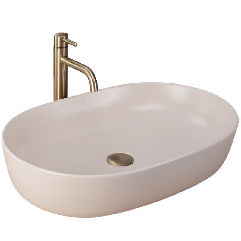 REA - Umývadlo na dosku CLEO 61 BEIGE MATT REA-U9655 5