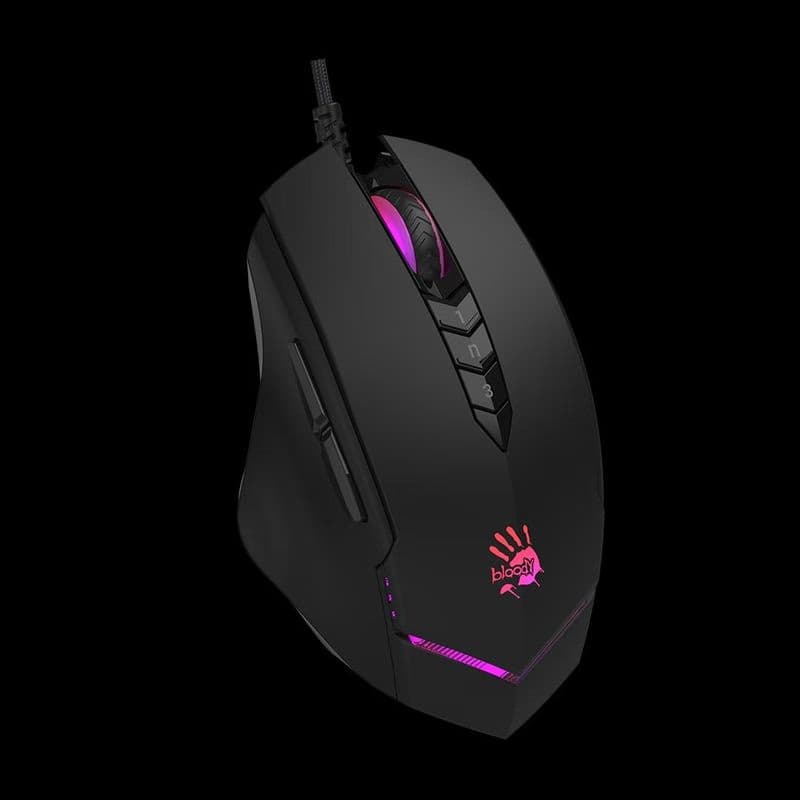 A4tech Bloody Myš V8M Max, podsvietená herná myš, 12000 DPI, USB, Čierna 3