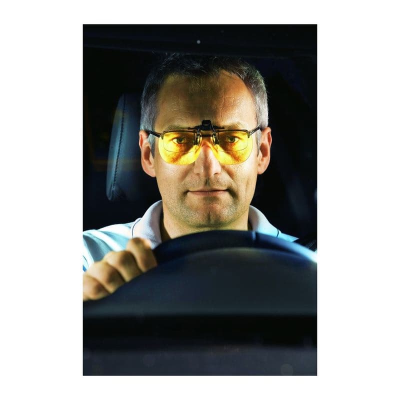 Nástavec na okuliare na nočnú jazdu 1