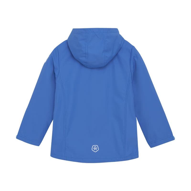 Chlapčenská turistická softshellová bunda COLOR KIDS Boys Softshell - Light weight-7556-Campanula 2