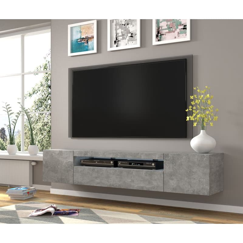 ArtBm TV stolík AURA 200 | betón 3