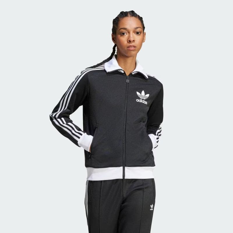 Dámska mikina so zipsom ADIDAS ORIGINALS CLASSIC TT-BLACK 2