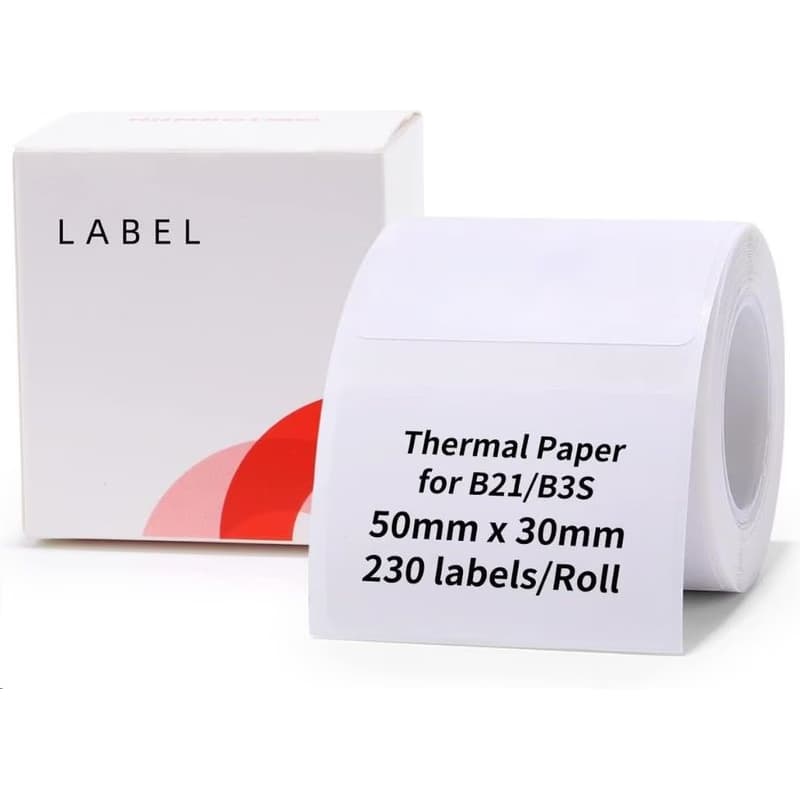 Niimbot štítky R 50x30mm 230ks White pre B21, B21S, B3S, B1 2