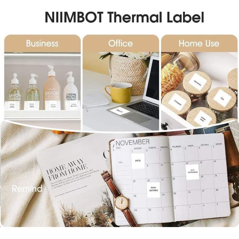 Niimbot štítky R 50x30mm 230ks White pre B21, B21S, B3S, B1 4