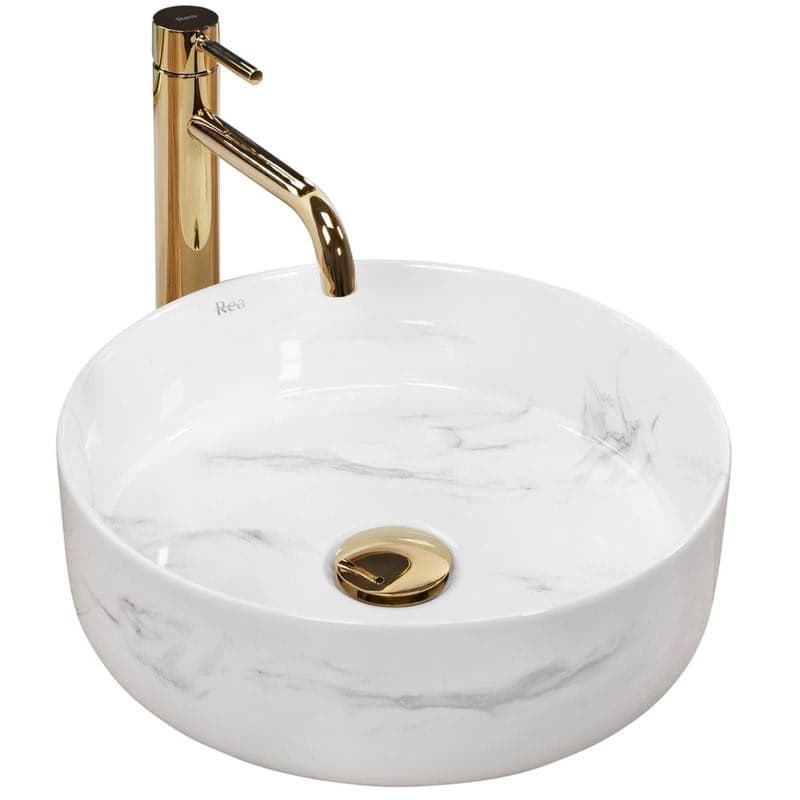 REA - Umývadlo na dosku Sami Nature Marble REA-U6606 1