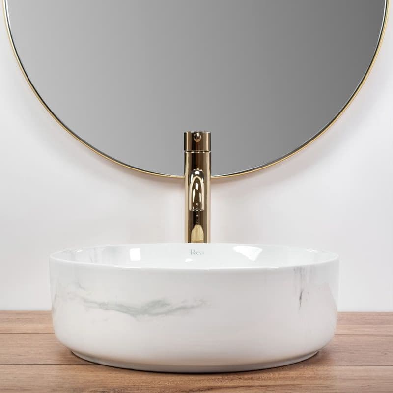 REA - Umývadlo na dosku Sami Nature Marble REA-U6606 6