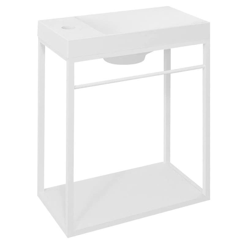 Sapho Crest konzola 39.5x21.7x45 cm biela AR502 1