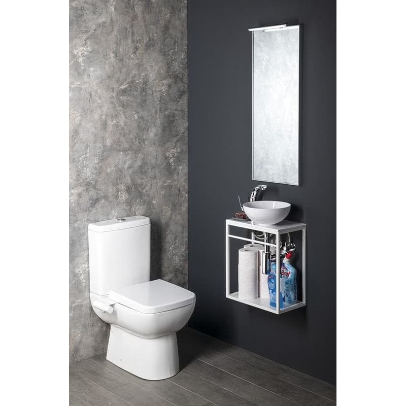 Sapho Crest konzola 39.5x21.7x45 cm biela AR502 5
