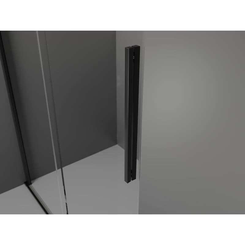 MEXEN/S - Velár sprchovací kút 90 x 70, transparent, čierna 871-090-070-01-70 5