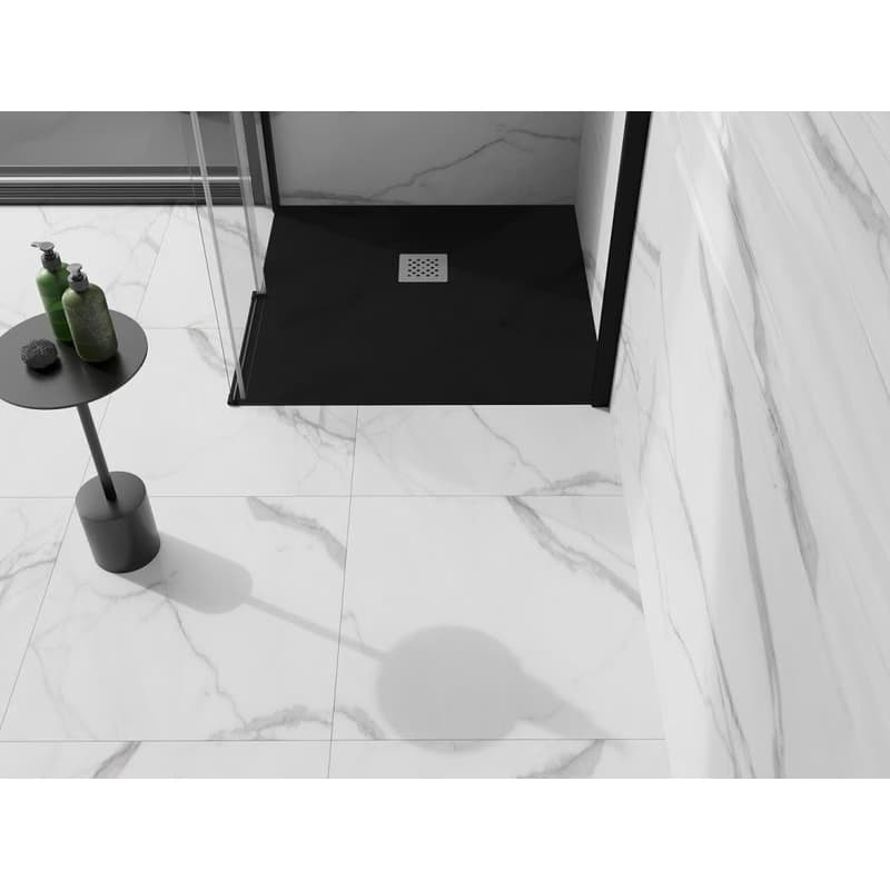 MEXEN - Stone+ Sprchová vanička štvorcová 90x90, čierna 44709090 2