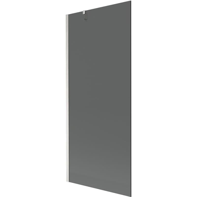 MEXEN/S - Next vaňová zástena FIX 80 x 150, grafit, nikel kartáčovaná 895-080-000-00-40-97 1