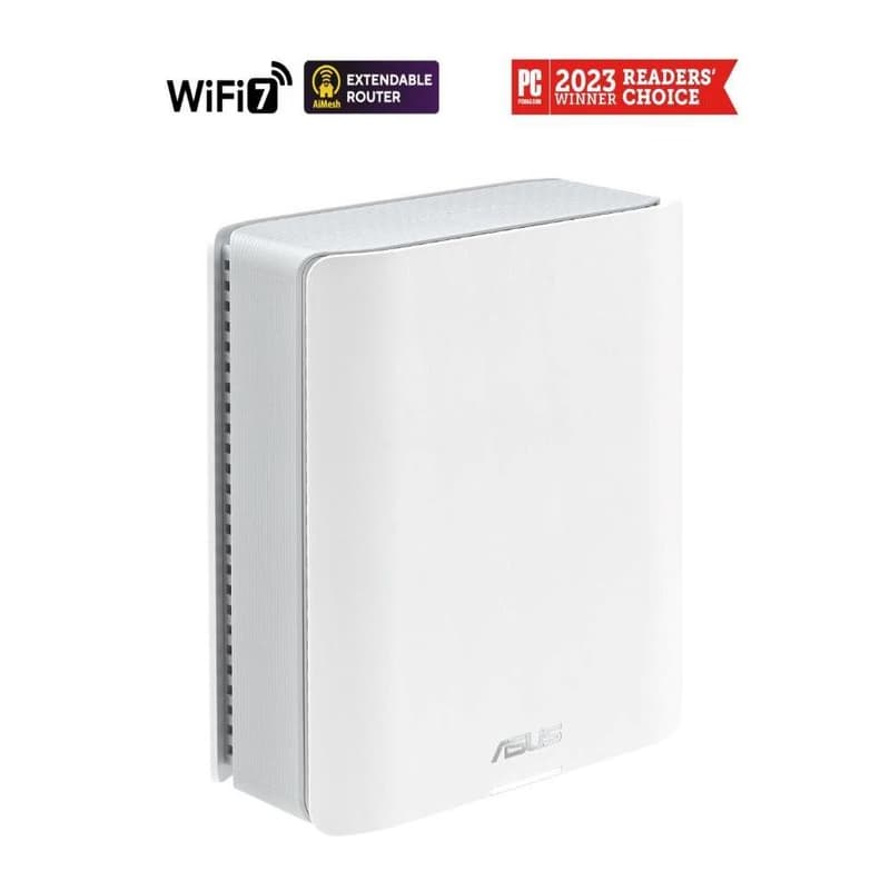 ASUS ZenWifi BT8 1-pack, WiFi7 Extendable Router, AiMesh, 1x WAN, 3x LAN, 1x 3.0 1