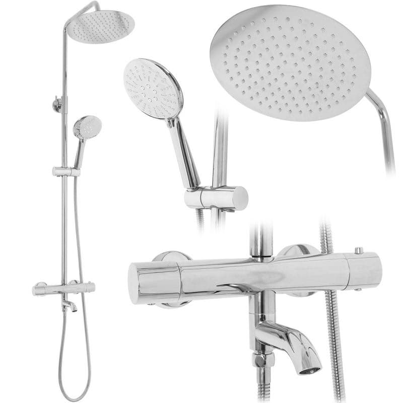 REA REA - Sprchový set s bateriou 150mm Lungo chróm REA-P6607 1