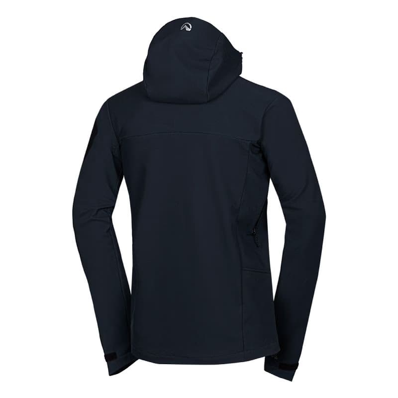 Pánska turistická softshellová bunda NORTHFINDER FABIO-269black 2