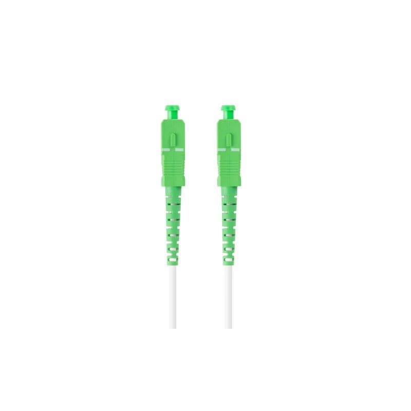 LANBERG optický patch cord SM SC/APC-SC/APC simplex 10m LSZH G657A2 priemer 3mm, farba biela 4