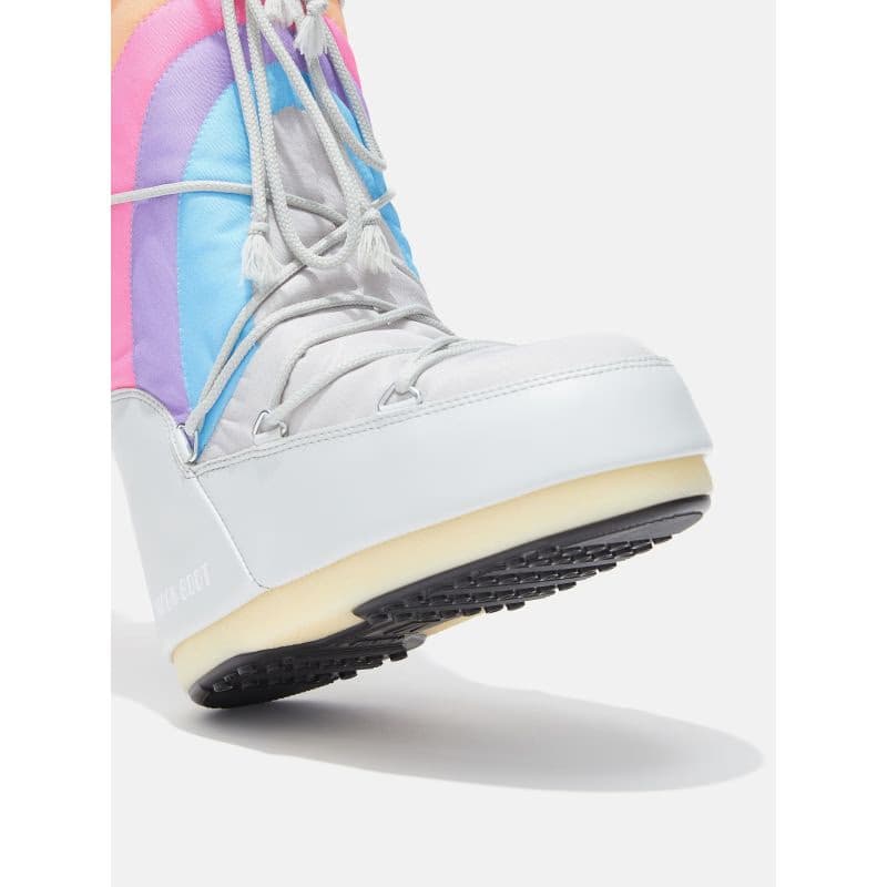 Dámske vysoké zimné topánky MOON BOOT ICON RAINBOW, 002 glacier blue-red 4