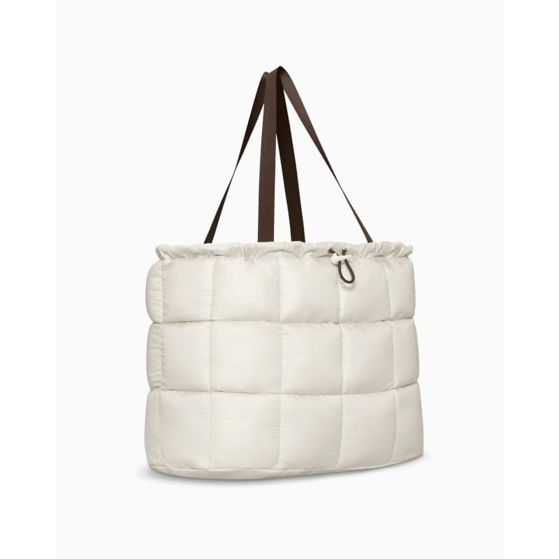 Dámska taška cez rameno NIKE Puffle Tote Bag 2.0 light bone mink brown sail 3