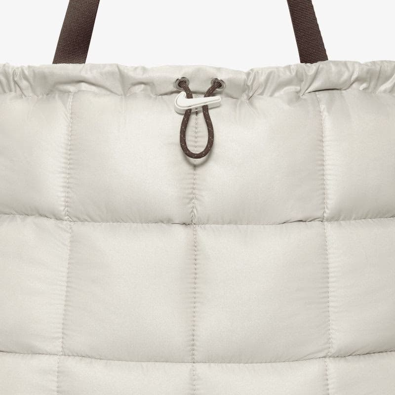 Dámska taška cez rameno NIKE Puffle Tote Bag 2.0 light bone mink brown sail 5