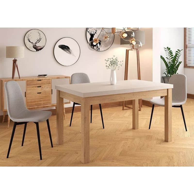 Signal Jedálenský stôl PRESTO | kašmír / dub cremona torro 80 x 140 cm 3