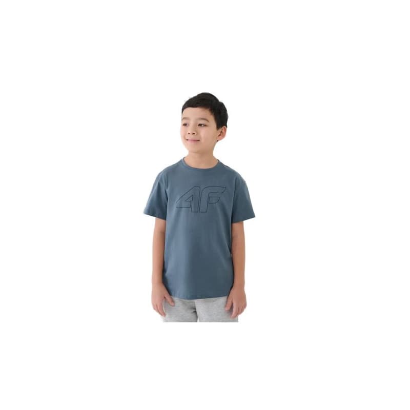 Chlapčenské tričko s krátkym rukávom 4F JUNIOR TSHIRT M2325-46S-TEAL
