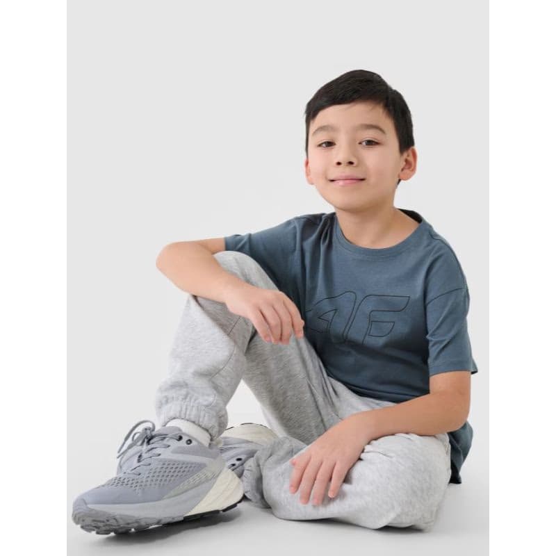 Chlapčenské tričko s krátkym rukávom 4F JUNIOR TSHIRT M2325-46S-TEAL 4