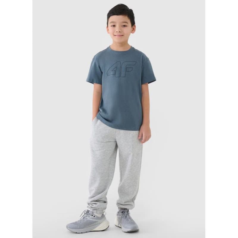 Chlapčenské tričko s krátkym rukávom 4F JUNIOR TSHIRT M2325-46S-TEAL 5