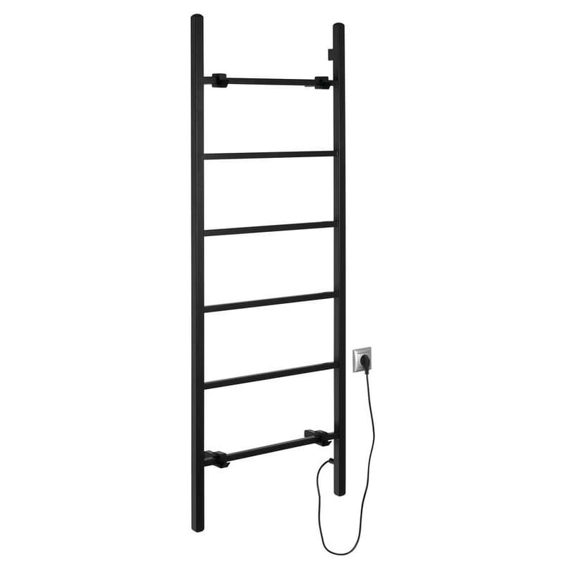 SAPHO - BARBO elektrický sušiak uterákov, hranatý, 600x1600, 160 W, čierna mat BB906 1