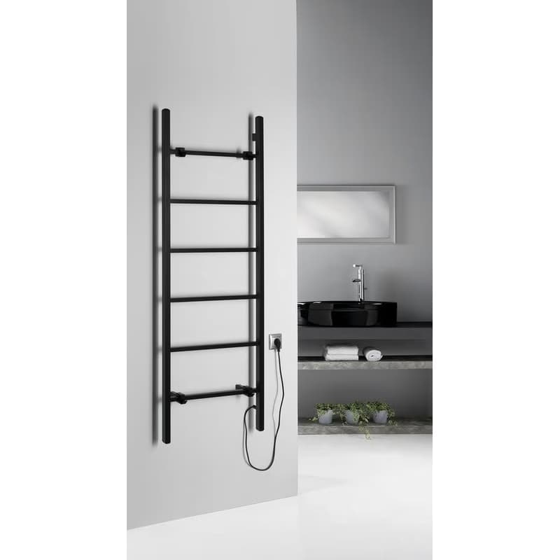 SAPHO - BARBO elektrický sušiak uterákov, hranatý, 600x1600, 160 W, čierna mat BB906 5