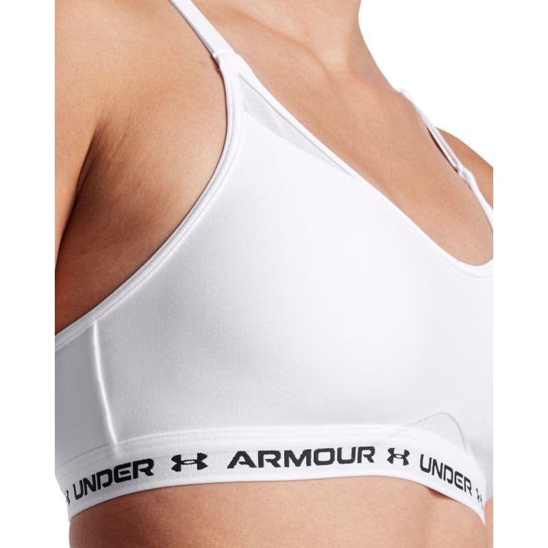Dámska tréningová športová podprsenka UNDER ARMOUR UA Crossback Low Bra-WHT 2