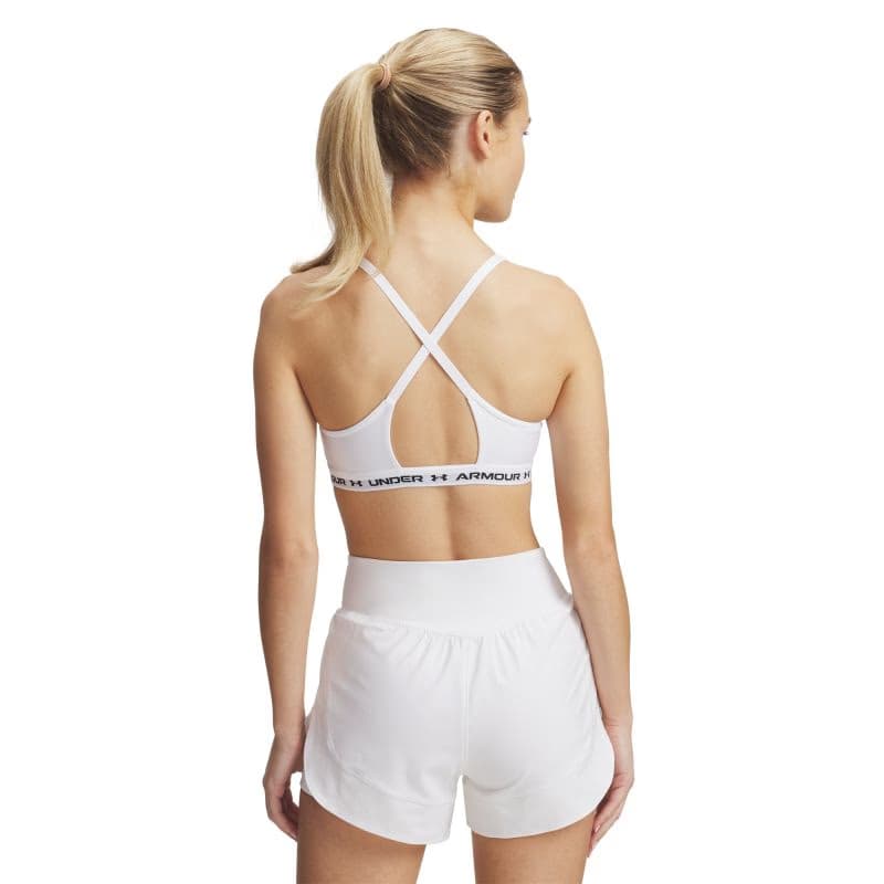 Dámska tréningová športová podprsenka UNDER ARMOUR UA Crossback Low Bra-WHT 3