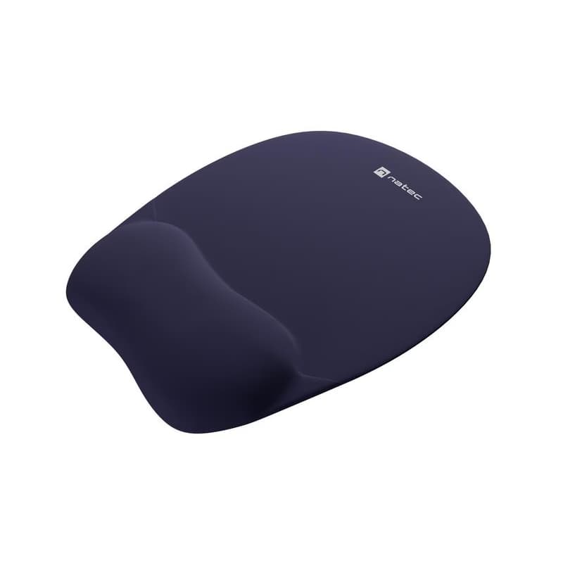 Podložka pod myš ergonomická Natec CHIPMUNK, pamäťová pena, Navy modrá, 230x200 mm 2